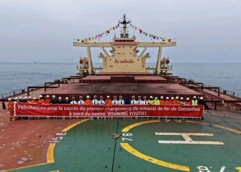 Guinée : Simandou expédie ses premières 200 000 tonnes de minerai de fer vers le marché mondial !