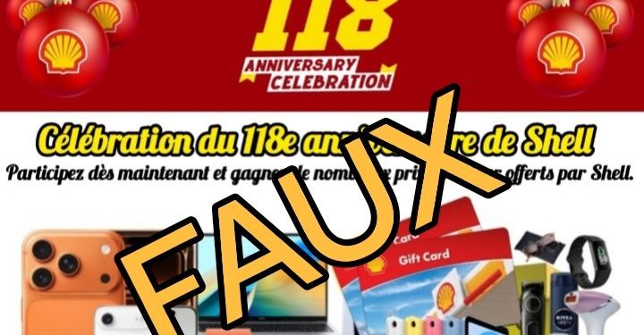 Arnaque démasquée : Le Faux concours Shell pour gagner un iPhone 17 est une pure Escroquerie