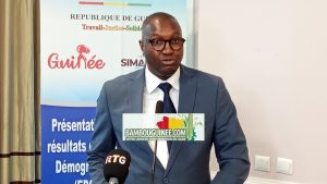 Dr Makan Doumbouya, Directeur général de l’Institut National de la Statistique.