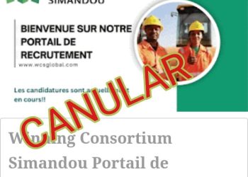 CANULAR : Winning Consortium Simandou n’est pas l’auteur de cette pseudo offre d’emploi