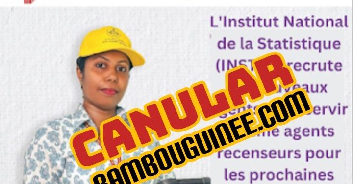CANULAR : La direction de l’institut national de la statistique Guinée n’a pas annoncé un recrutement de nouveaux agents comme le prétend ce site web