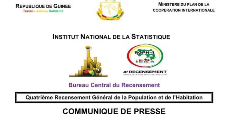 INS Guinée : 4ème Recensement Général de la Population et de l’Habitation (Communiqué)