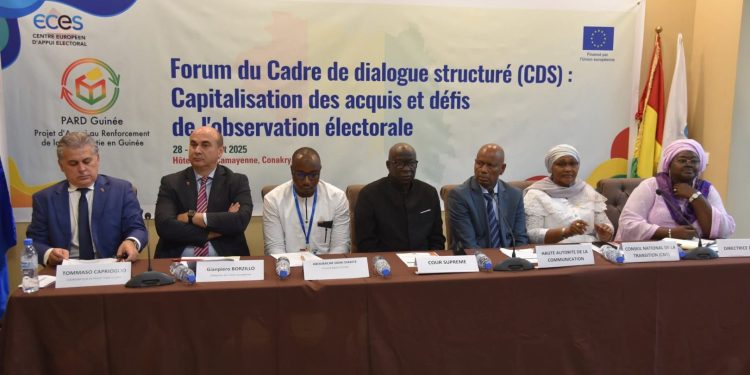 Guinée – Cap sur les élections : ouverture du Forum du Cadre de Dialogue Structuré (CDS) 