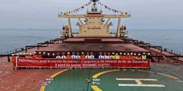 Guinée : Simandou expédie ses premières 200 000 tonnes de minerai de fer vers le marché mondial !