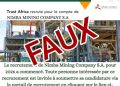 Fact-Check : Faux cette annonce de recrutement de Nimba Mining Company S.A. pour 2026 est frauduleuse