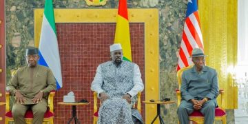 Sommet historique à Conakry : Maimouna Yombouno salue le leadership de Doumbouya pour apaiser les tensions frontalières en Union du fleuve Mano