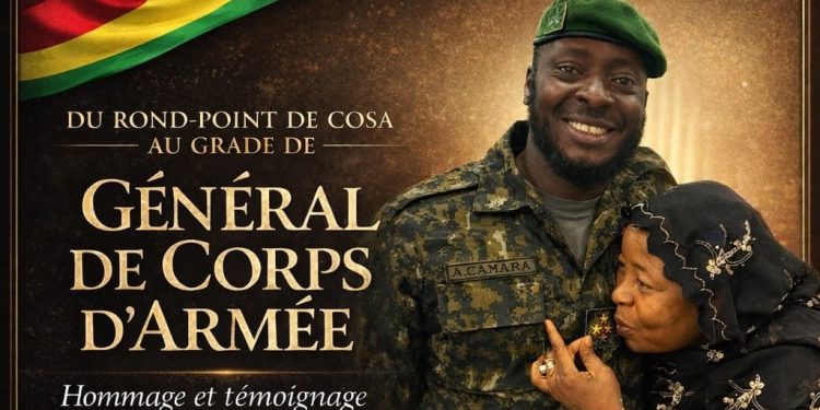 Du rond-point de Cosa au grade de Général de Corps d’Armée : hommage et témoignage sur l’homme Amara Camara