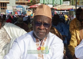 Dr Koureissy Condé a accompli la prière de l&rsquo;Aïd el-Fitr à Nongo : un appel vibrant à la paix, l&rsquo;unité et la prospérité pour la Guinée