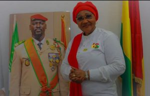 Première Vice-présidente du Conseil National de la Transition (CNT), Son Excellence Hadja Maimouna Yombouno.