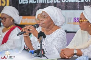 Dr Makalé Traoré, une des pionnières de la Commémoration du centenaire de Jeanne Martin Cissé.