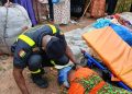 Malaise en pleine rue à Kissidougou : la Protection Civile intervient pour sauver une femme évanouie