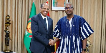 Rencontre au sommet à Ouagadougou : Le Premier ministre burkinabè reçoit le Président de la Commission de l’Union africaine