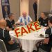 FAUX : Trump espionne les arbitres FIFA en plein dîner… Cette photo virale est une pure création IA !