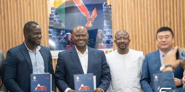 Signature de la convention pour la construction de 100 000 logements sociaux en Guinée