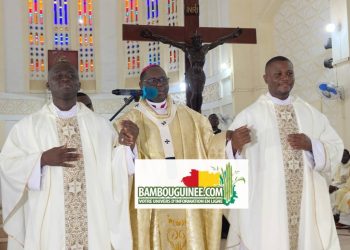 Ordination sacerdotale à Conakry : Deux jeunes prêtres guinéens Kourouma et Tolno s’engagent pleinement au service du Christ