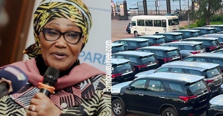 147 Toyota Fortuner 2025 pour les députés : Hadja Maimouna Yombouno salue l’initiative du Président Mamadi Doumbouya en faveur de la première législature de la Ve République