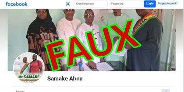 Faux. Attention ce compte Facebook usurpe l’identité du Maire de Kassa, Abou Samaké