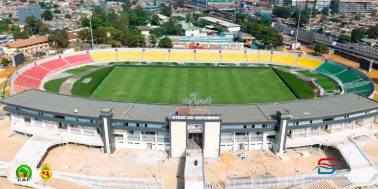 CAF : homologation temporaire du Stade 28 Septembre en Guinée pour septembre 2026