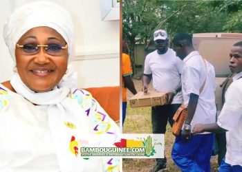 Journée internationale de la fille : à Fatako, Dara Labé et Touladioya, Hadja Maimouna Yombouno offre des fournitures scolaires et réaffirme le combat contre les mariages précoces